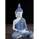 Bouddha Bleu et Blanc 5x3x7