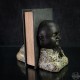 S/2 PRAYING MONK BOOKENDS