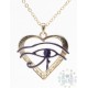 Collier Coeur Yeux Egyptiens