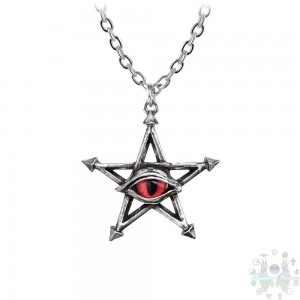 Pendentif rouge protection